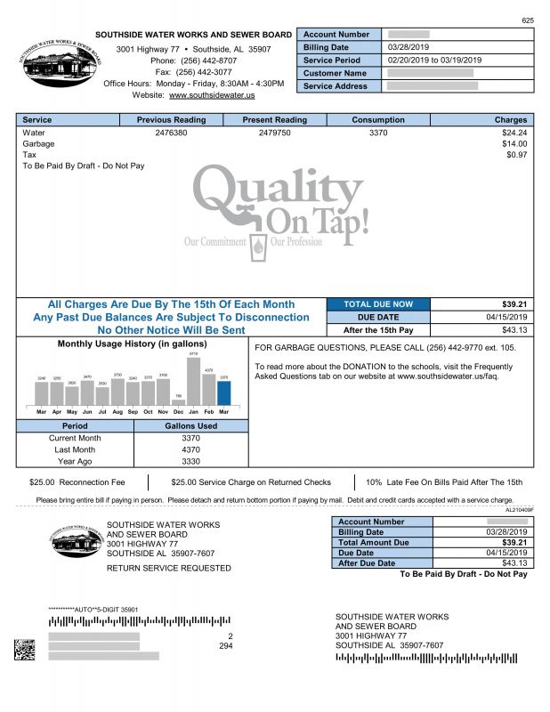 Recent News | Southside Water Works and Sewer Board